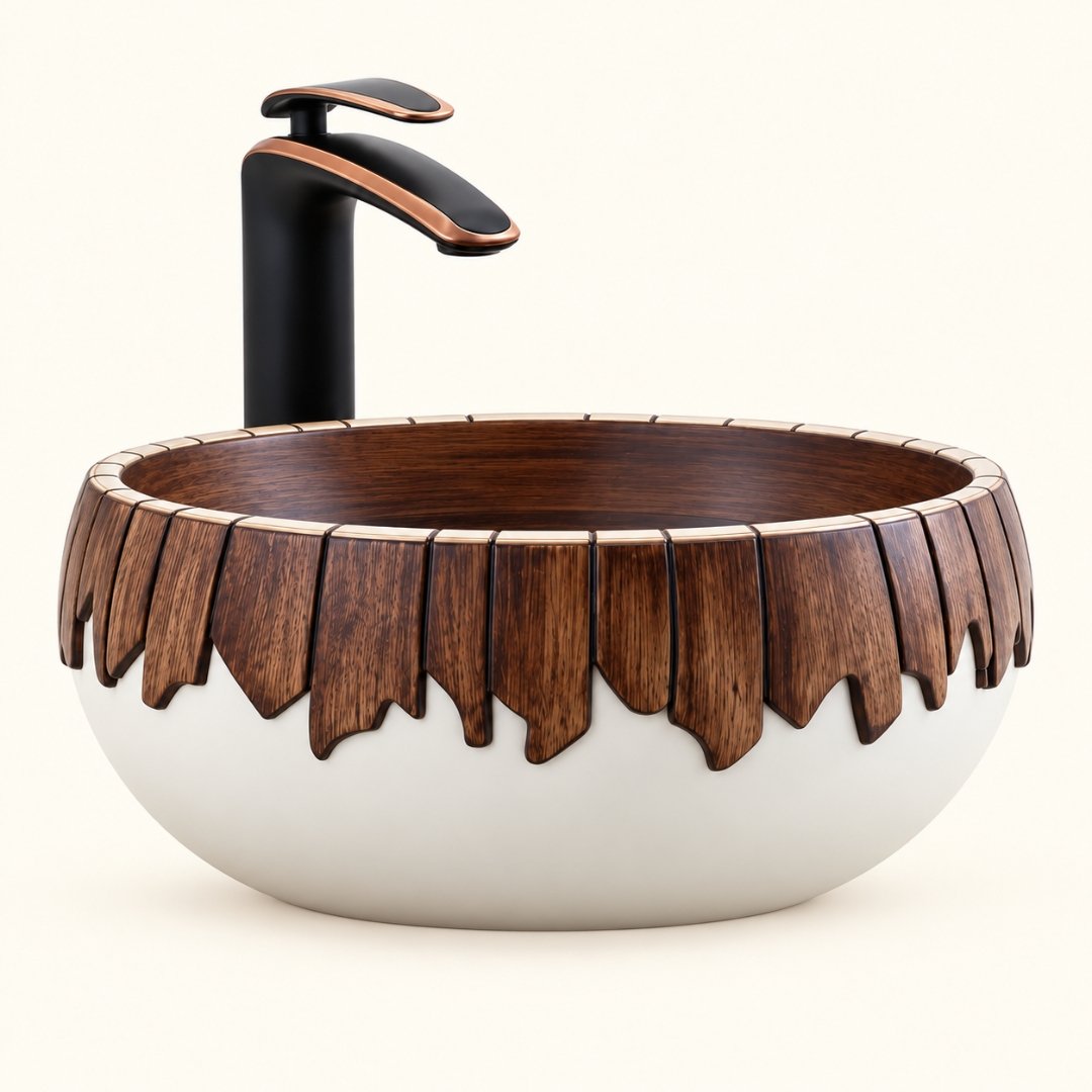 Sonet VENTO • 128, table top basin (view 3)